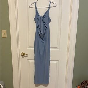 Chic Blue Maxi Dress for Women